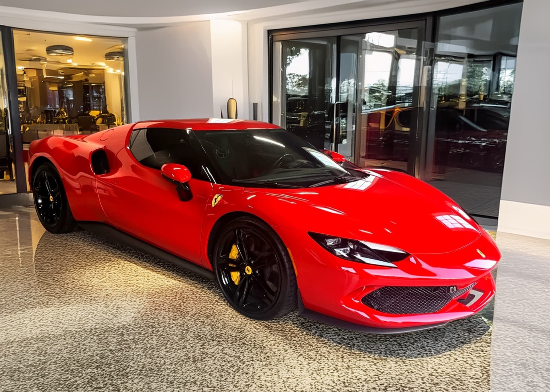 Ferrari 296 GTB for a Charlotte proposal or milestone celebration