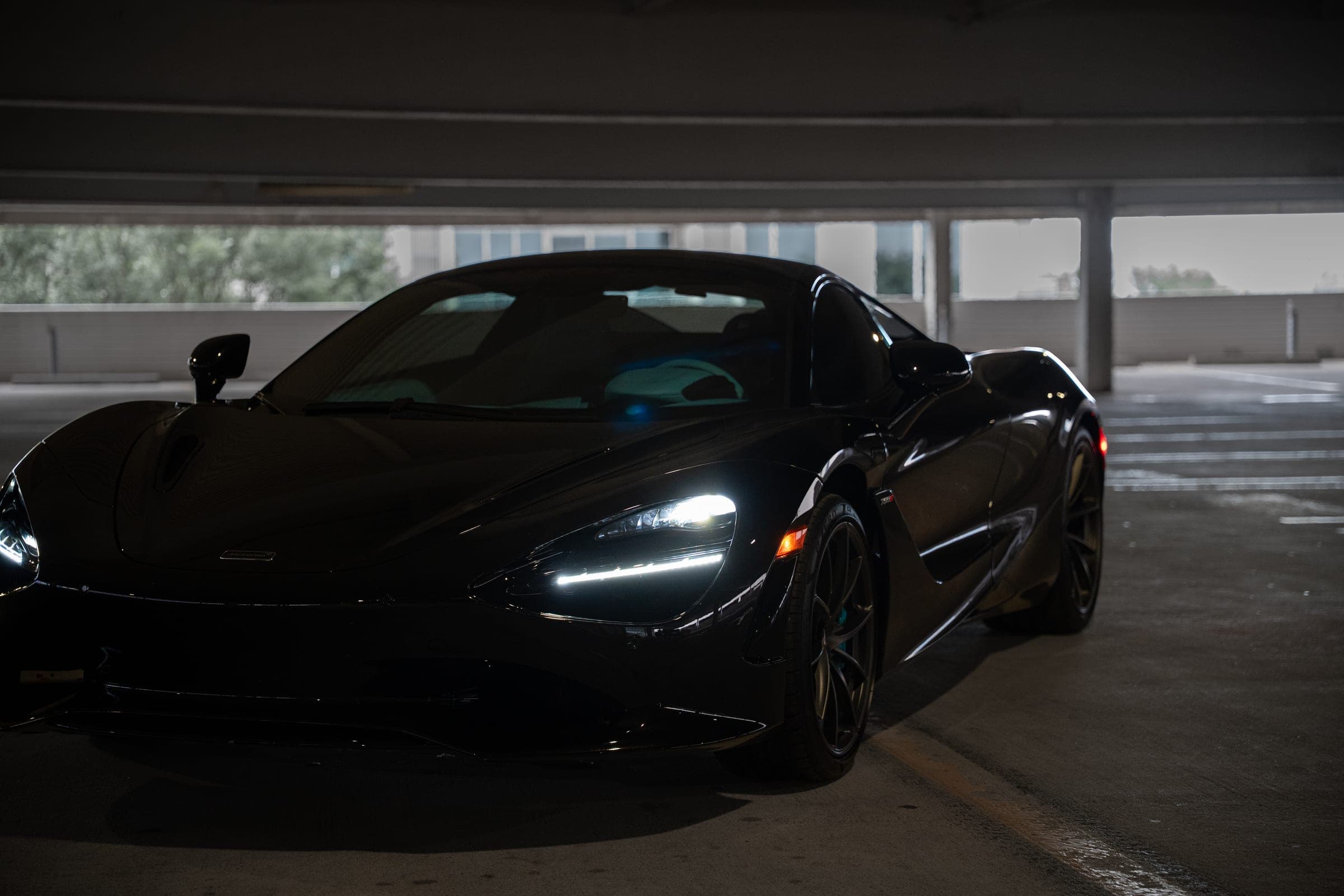 McLaren 750S Spider in the Crown Exotic Cars Charlotte fleet
