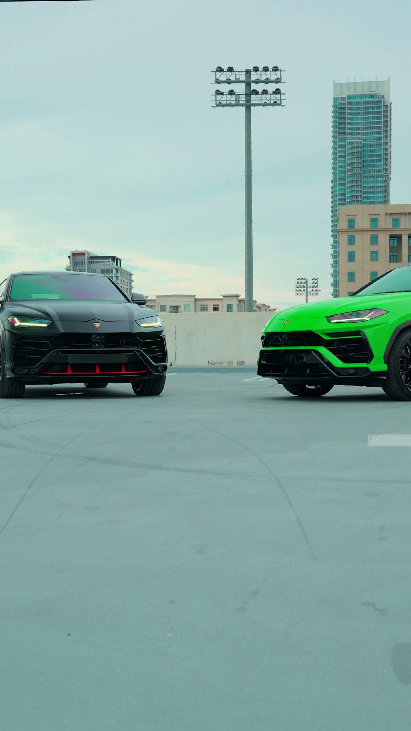 Lamborghini Urus vehicles available for a Charlotte prom arrival